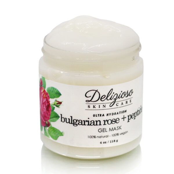 Delizioso Bulgarian Rose + Peptide Mask (玫瑰胜肽收緊有機啫喱面膜) 118g