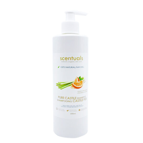 Scentuals Orange Lemongrass Shampoo 500ml 檸檬草亮澤洗髮水 500ml